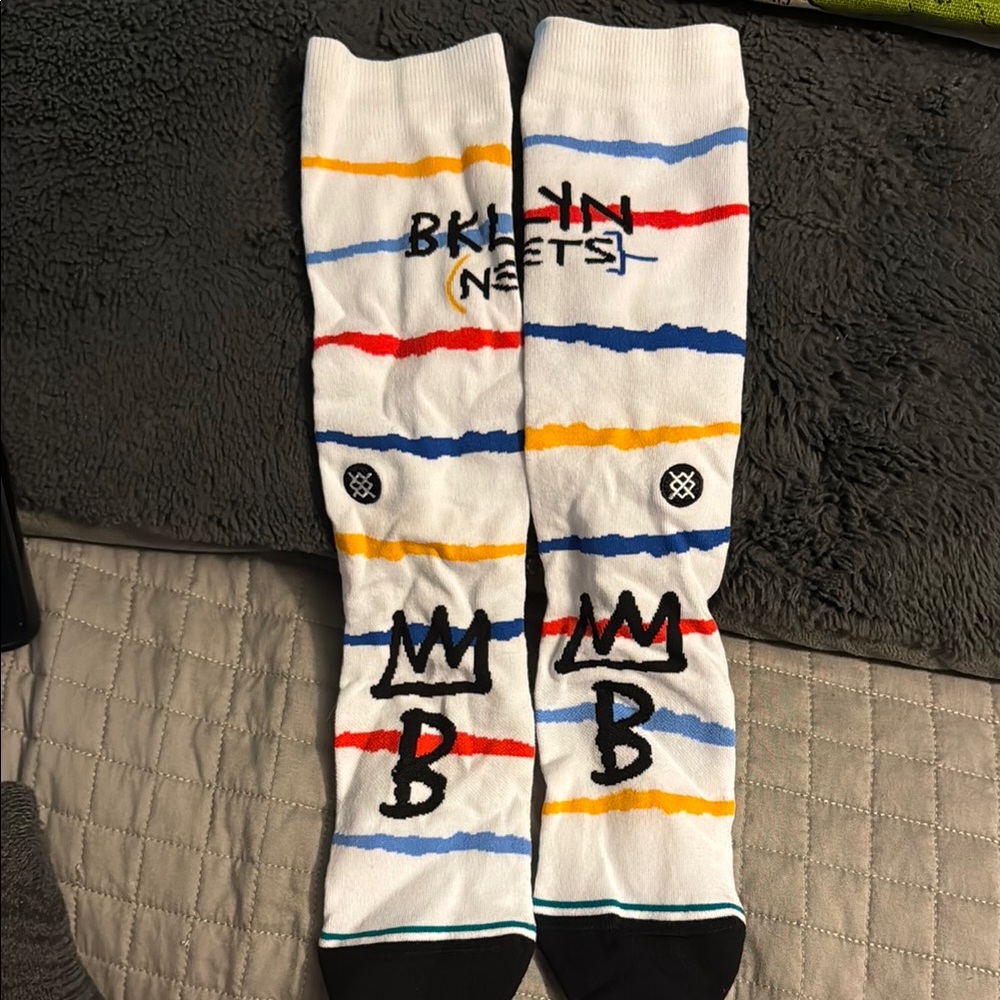 Stance 2023 Brooklyn Nets City Edition Socks size Large